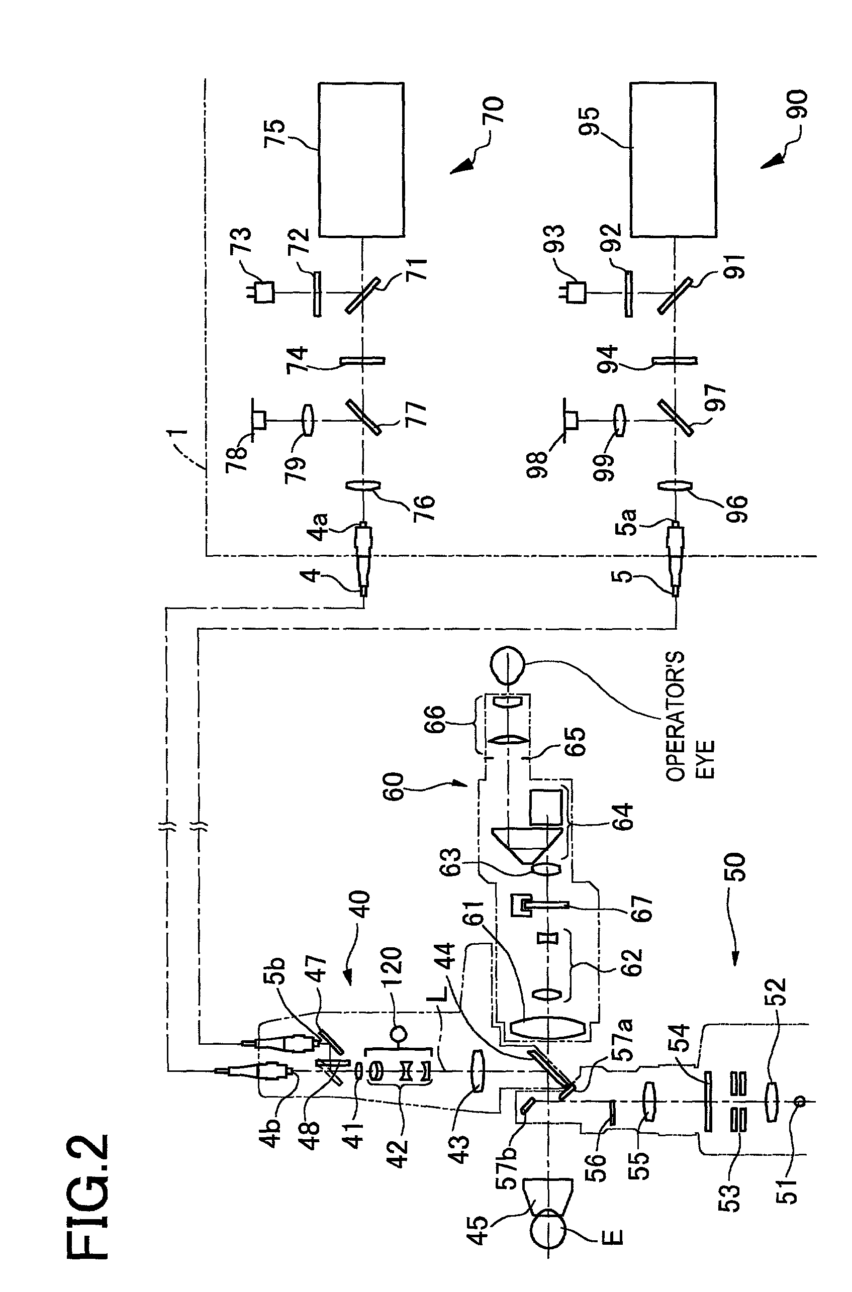 Ophthalmic laser treatment apparatus