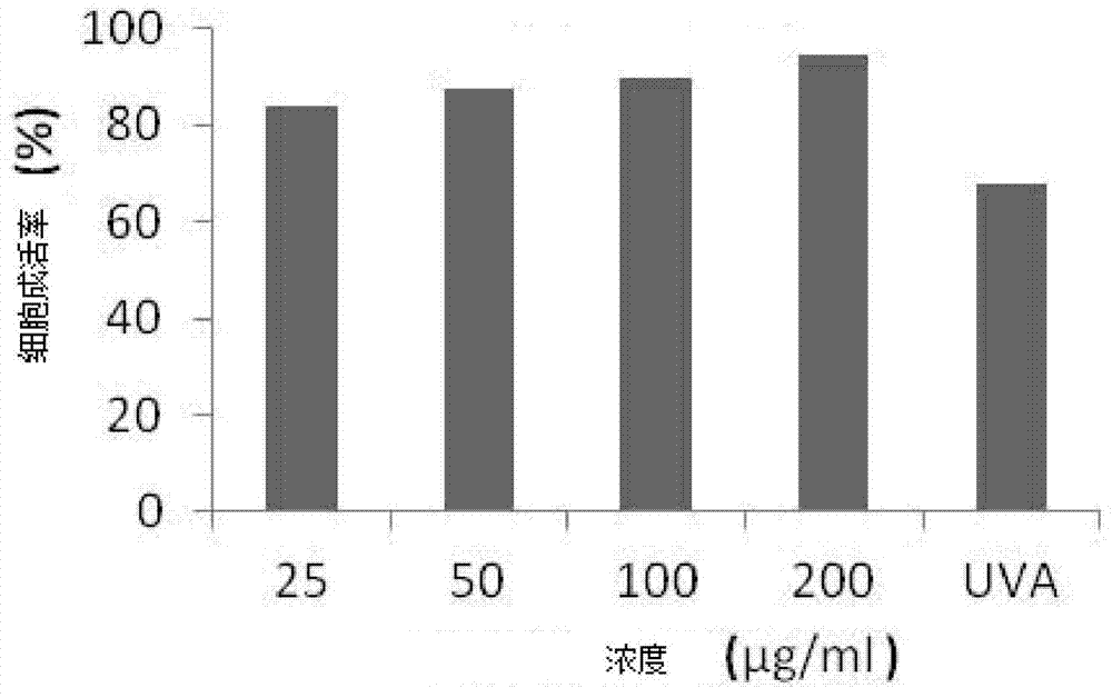 Application of jasmine extract in preparing healthcare food or cosmetics with effects of resisting radiation and ageing