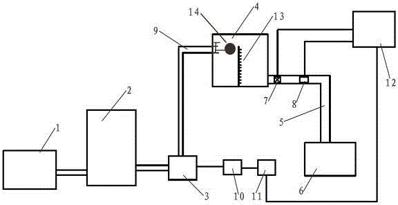 Quantitative and automatic ice water adding device