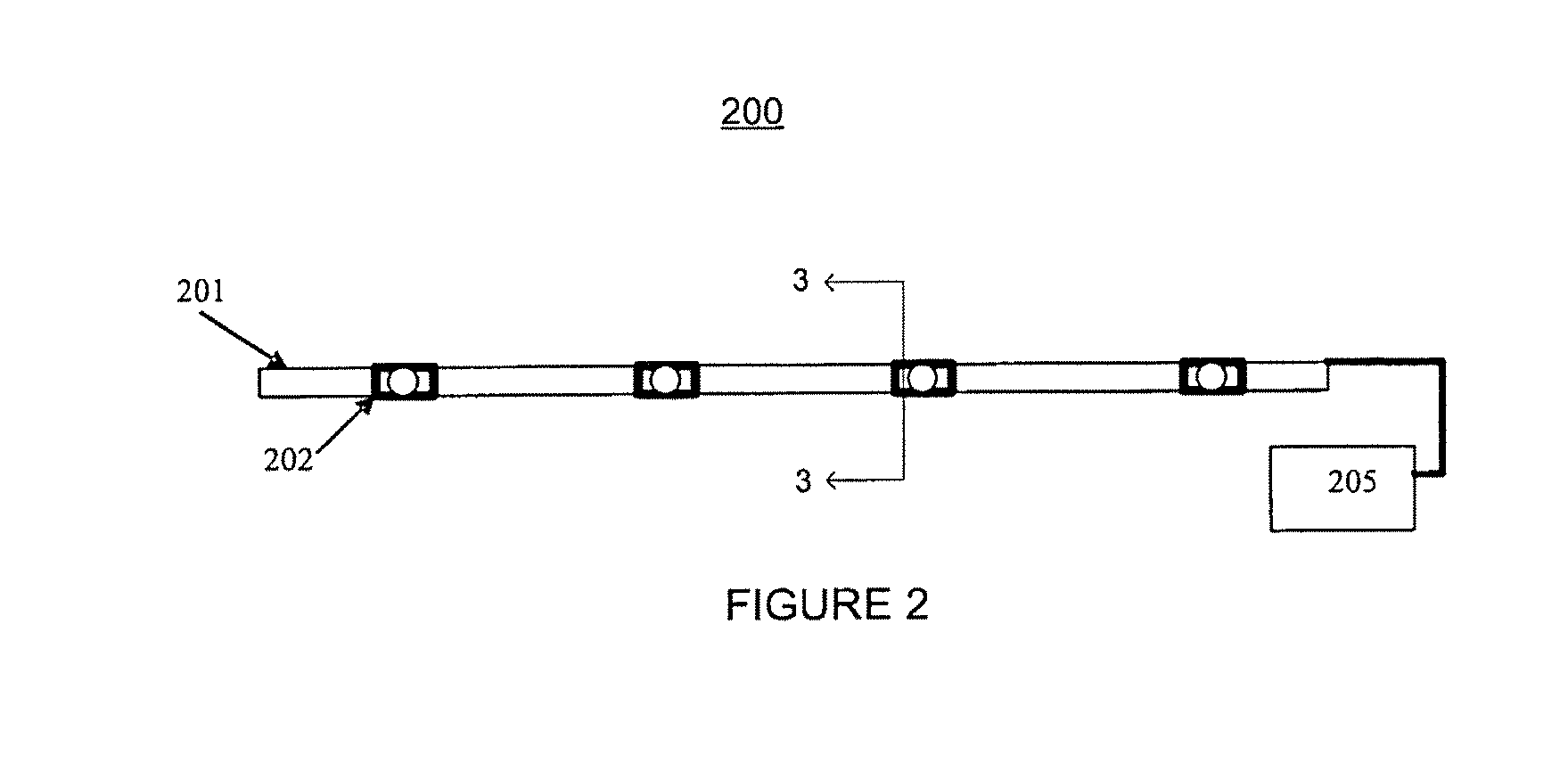 Integrally formed single piece light emitting diode light wire