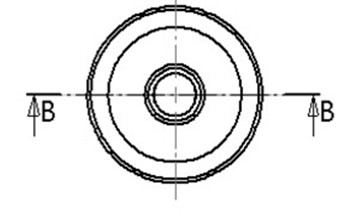 Secondary continuous extrusion processing method of magnesium alloy and die plate insert for secondary continuous extrusion processing method