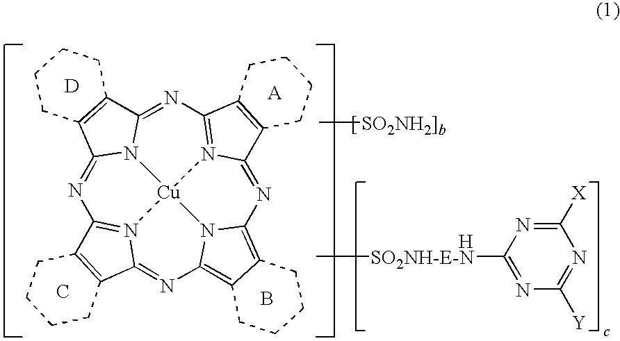 Porphyrazine Coloring Matter, Ink, Ink Set and Colored Product