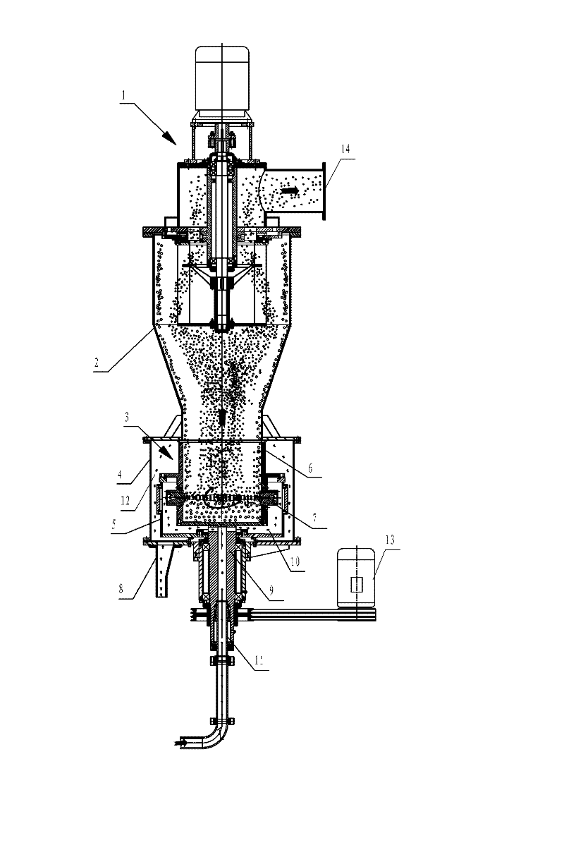 Cyclonic jet mill