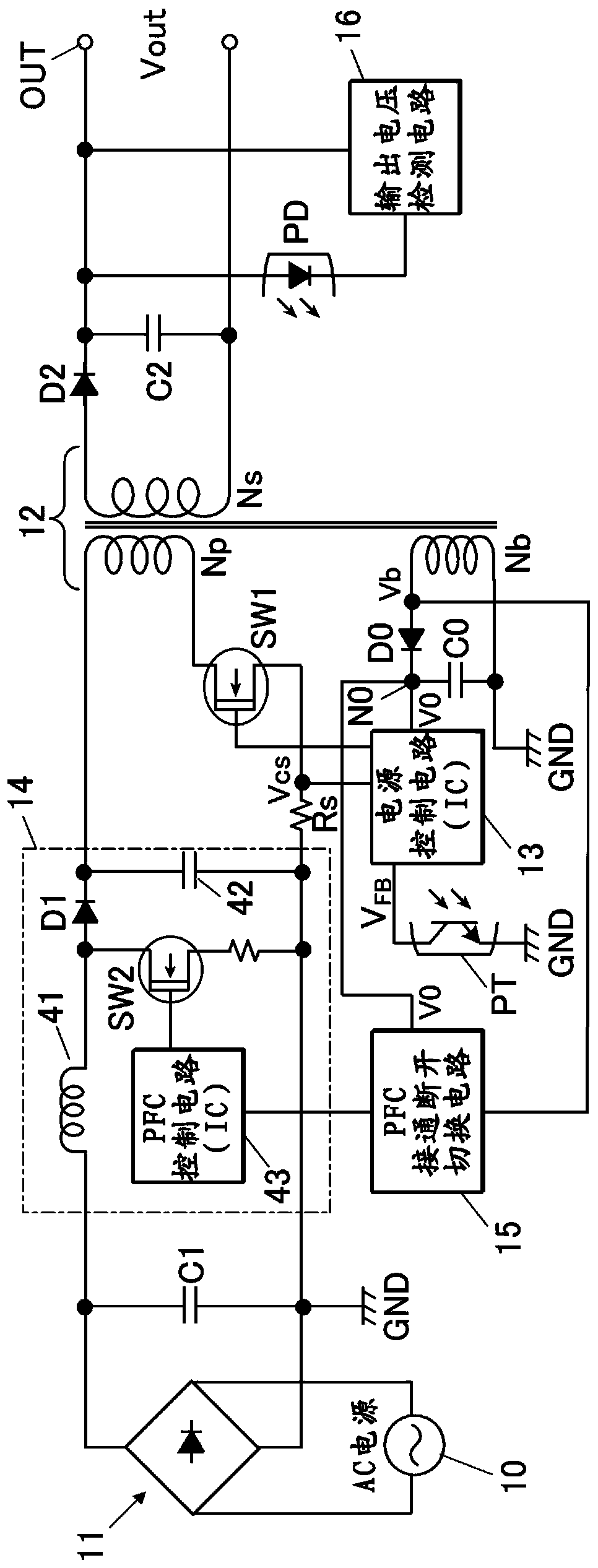 Direct current power supply device