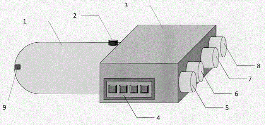 Blind guiding device and blind guiding method based on dual-frequency ultrasonic waves