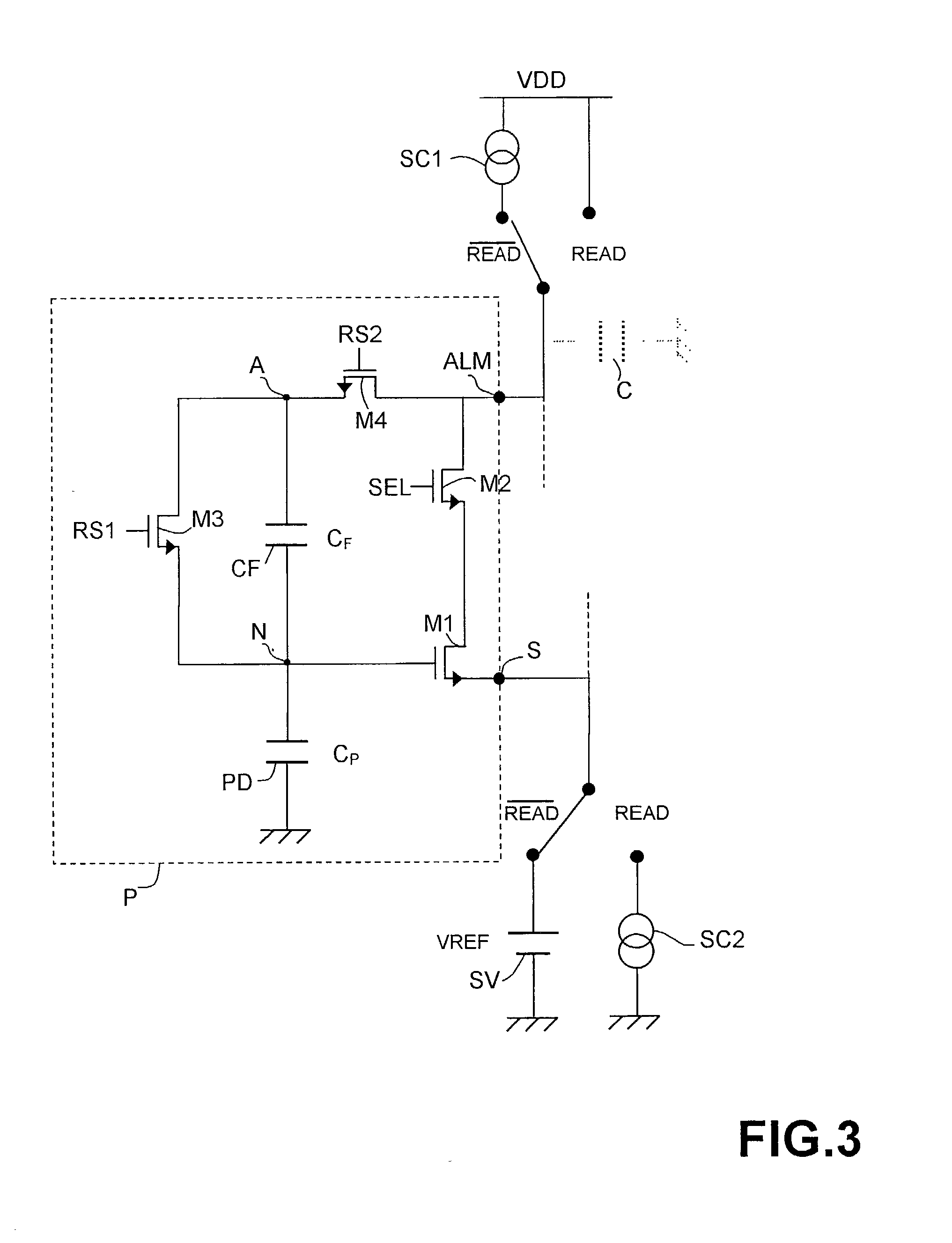 Low-noise CMOS Active pixel