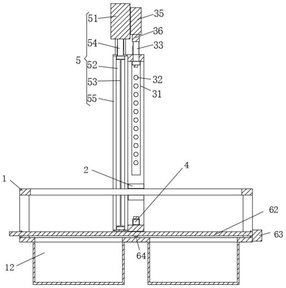 Raw material yard heavy vehicle washing platform