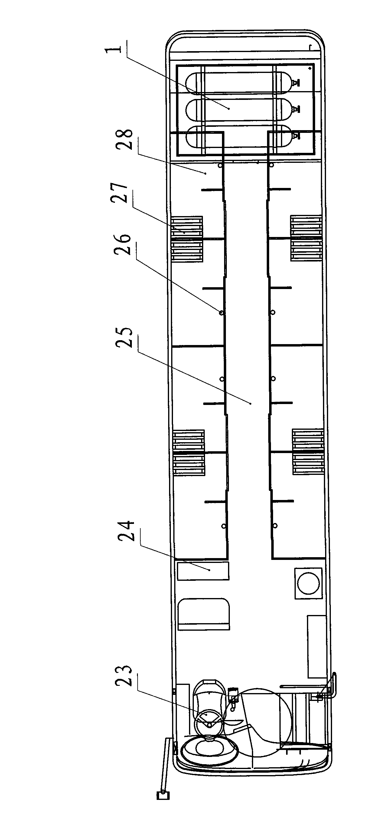 Natural gas bath apparatus