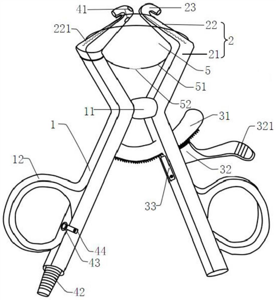 Subcutaneous incision expanding forceps