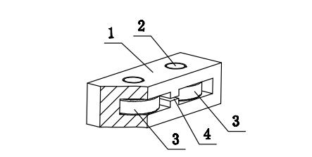 Thin belt feed-in guide frame