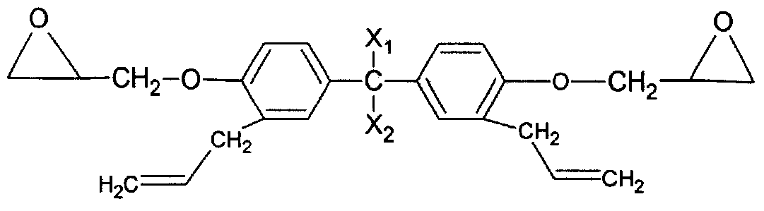 High-performance double-bond-containing epoxy resin/liquid rubber adhesive