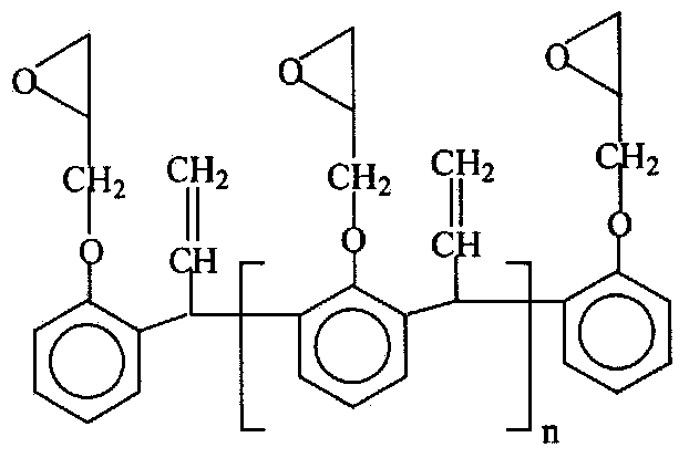 High-performance double-bond-containing epoxy resin/liquid rubber adhesive