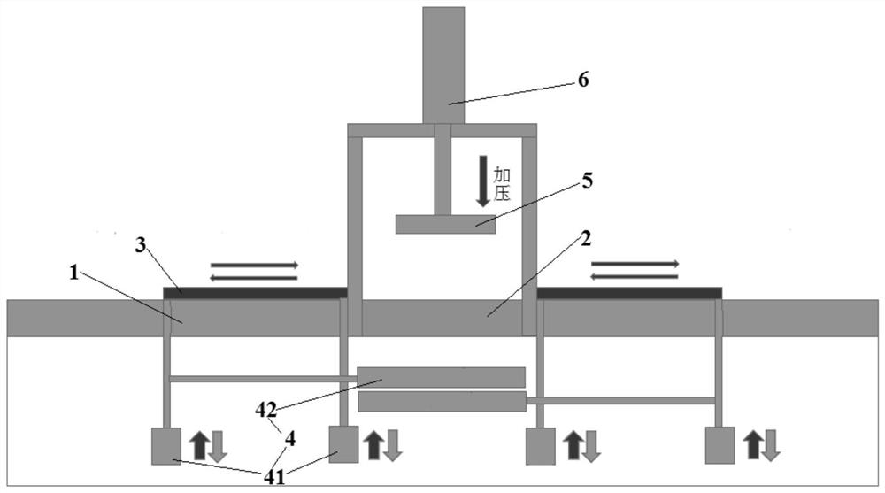 Target welding and cooling integrated device and operation method thereof