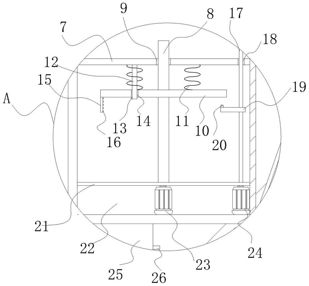 Sweeping device of a sweeping vehicle