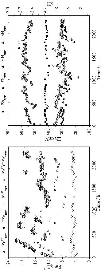 Composite filled column mechanism, method for immobilizing bacteria and method for treating leach liquor