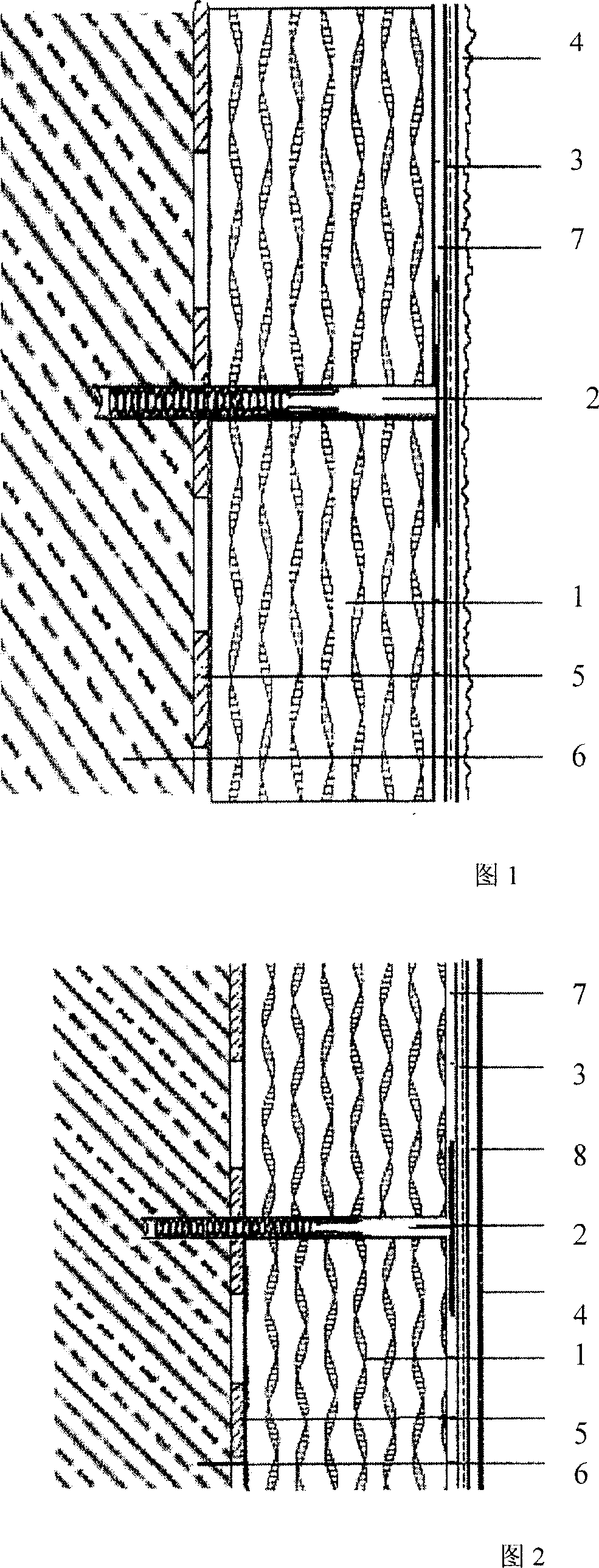 Exterior thermal-insulating composite layer for external wall and external wall exterior insulation system using same