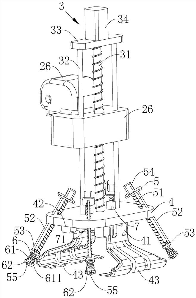 A special transfer device for palletizer and its use method