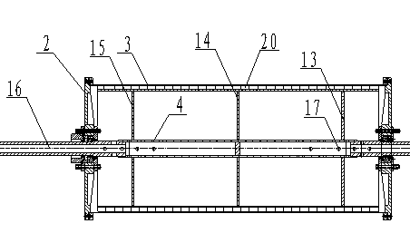 Cooling type high-efficiency extracted product dry magnetic separator