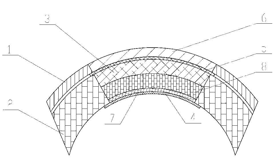 Maintenance method for air leakage from pipeline of hot-air system of blast furnace