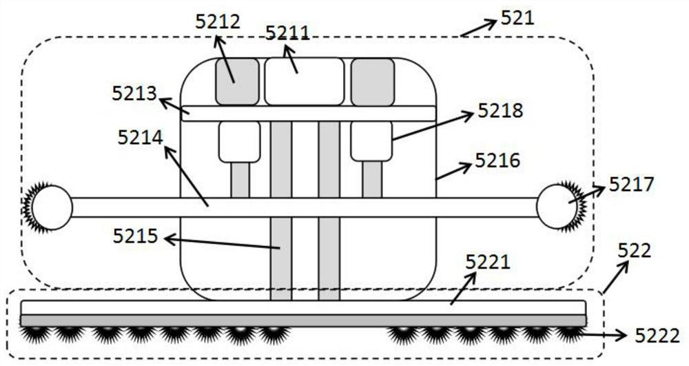 A treatment device for deep purification of waste water resin high-concentration desorption liquid