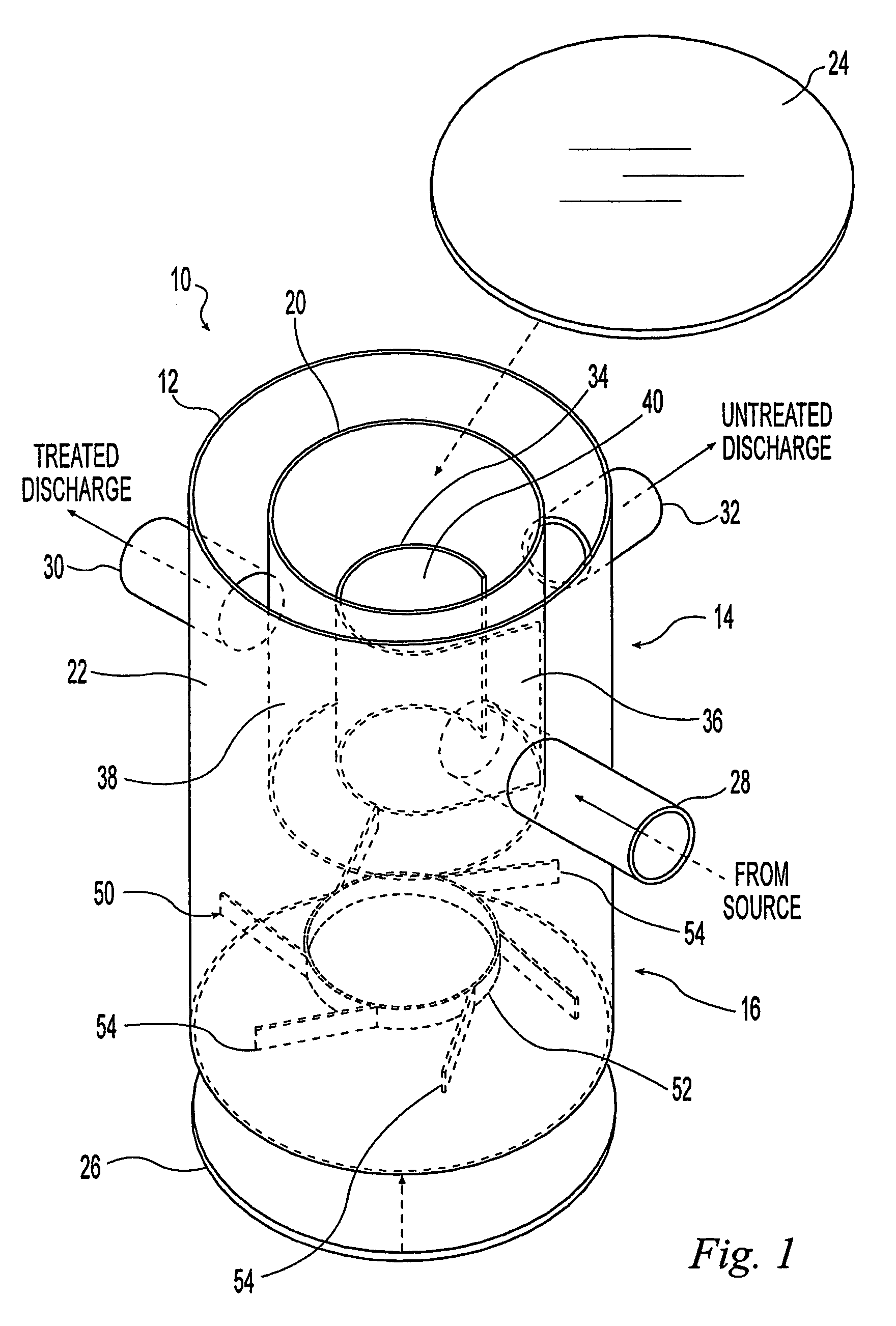 Storm water runoff treatment system