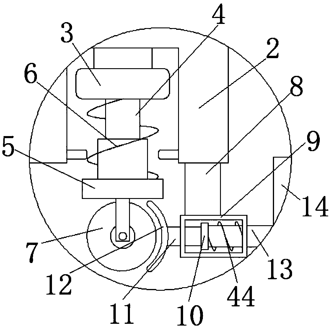 Building tool transport device based on fabricated building