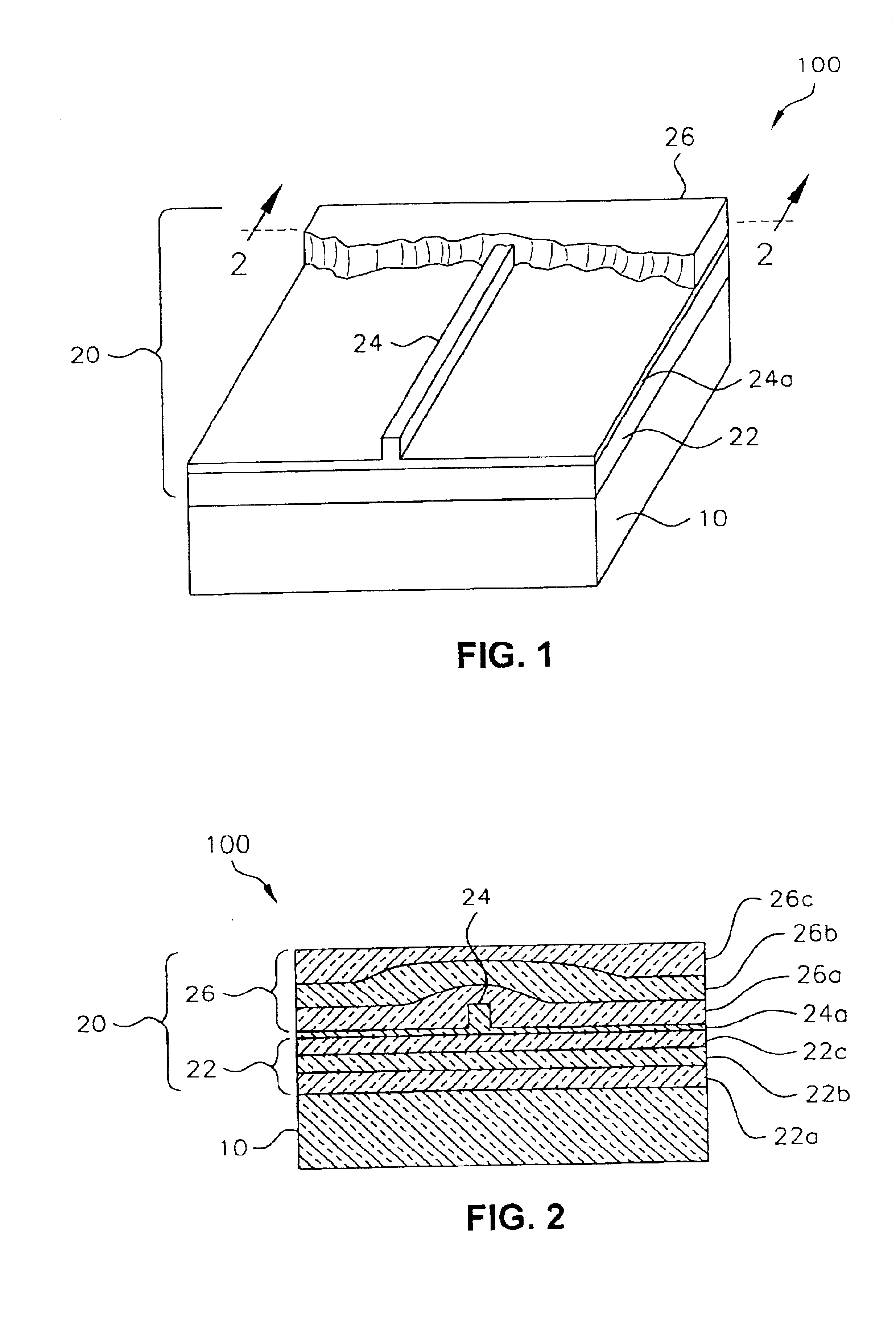 Polymer optical waveguides on polymer substrates