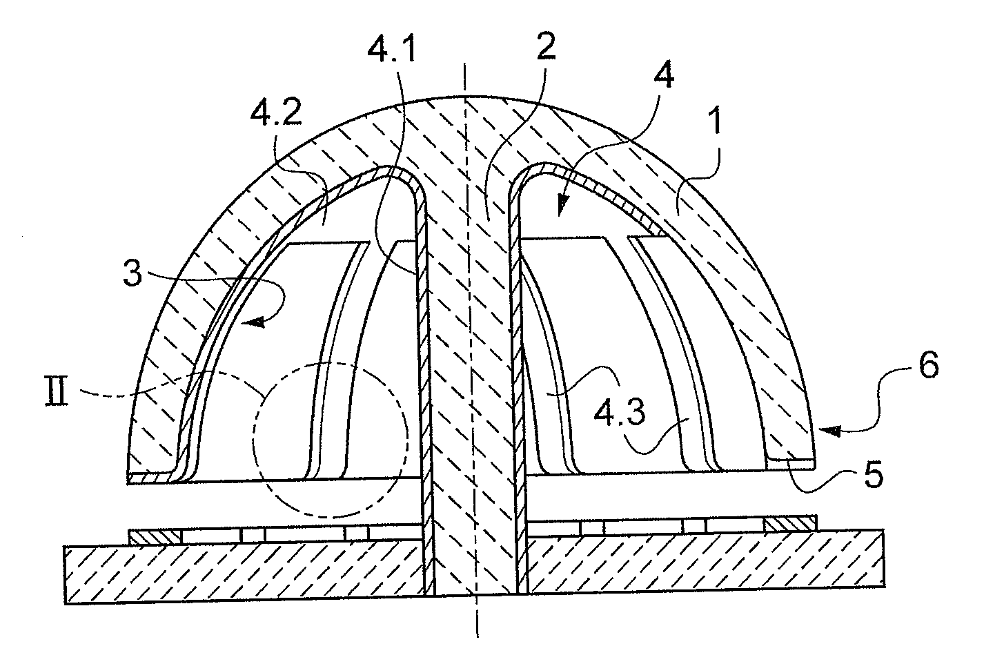 Resonator for a vibratory sensor of an angular parameter