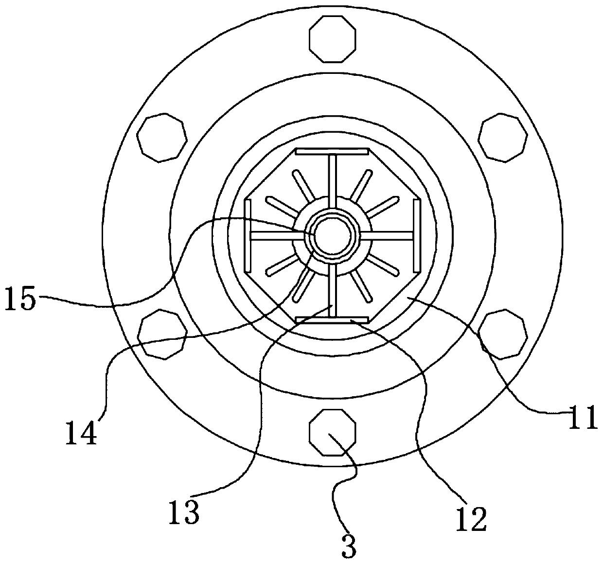 Pipeline reactor for sufficient reaction with self-cleaning function