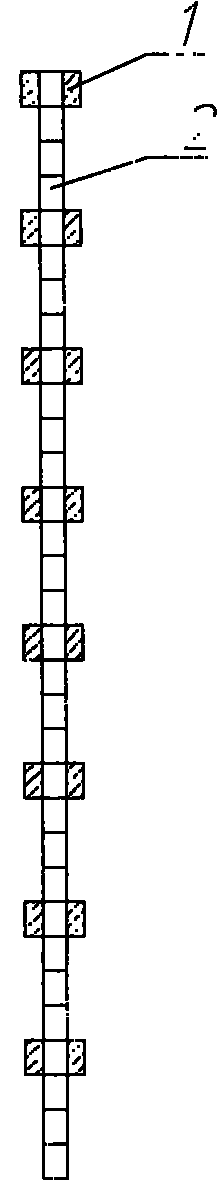 Method for inhibiting vortex-induced vibration of novel deepwater drilling riser