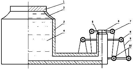 A quasi-zero stiffness vibration isolation device