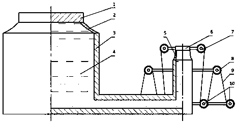 A quasi-zero stiffness vibration isolation device