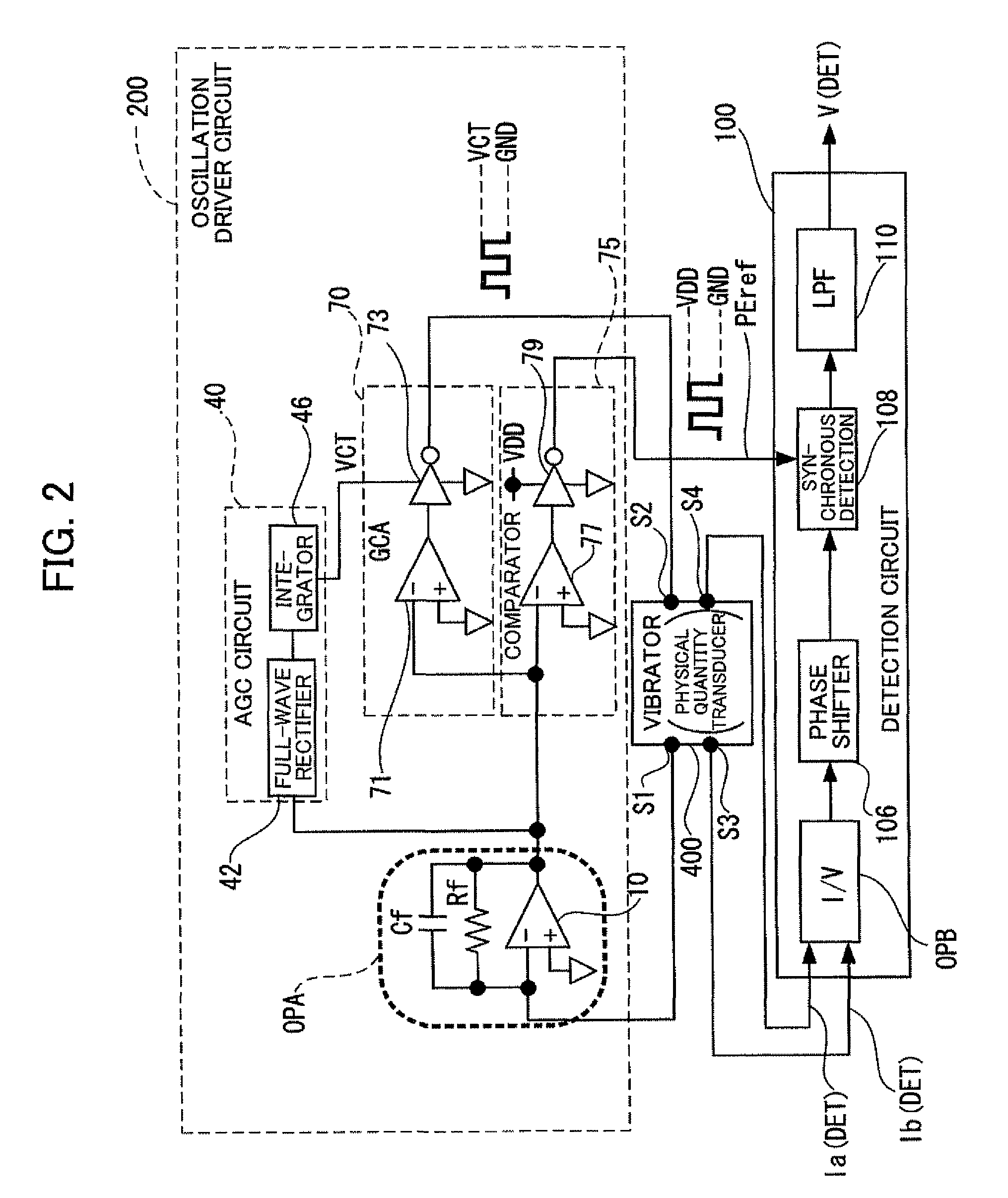 Oscillation driver circuit, oscillation driver device, physical quantity measurement circuit, physical quantity measurement device, and electronic instrument