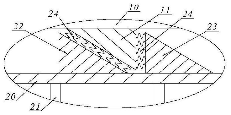 Multi-section anchoring energy dissipation yielding anchor rod for rockburst and anchoring method