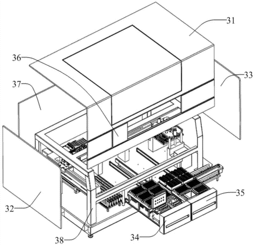 Full automatic instrument for extracting nucleic acids