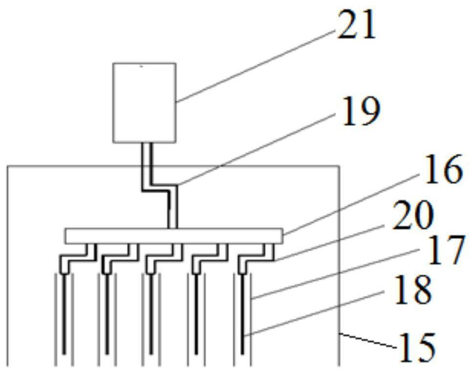 Concentration device applied to heat source tower system