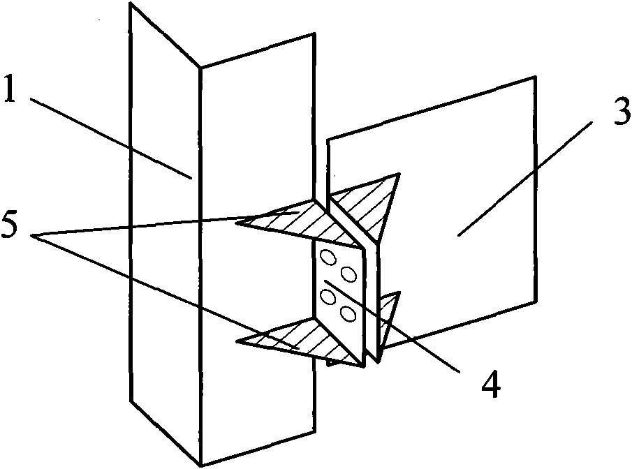 Method for carrying out earthquake-resistance and strengthening on traditional masonry structure by using steel parts