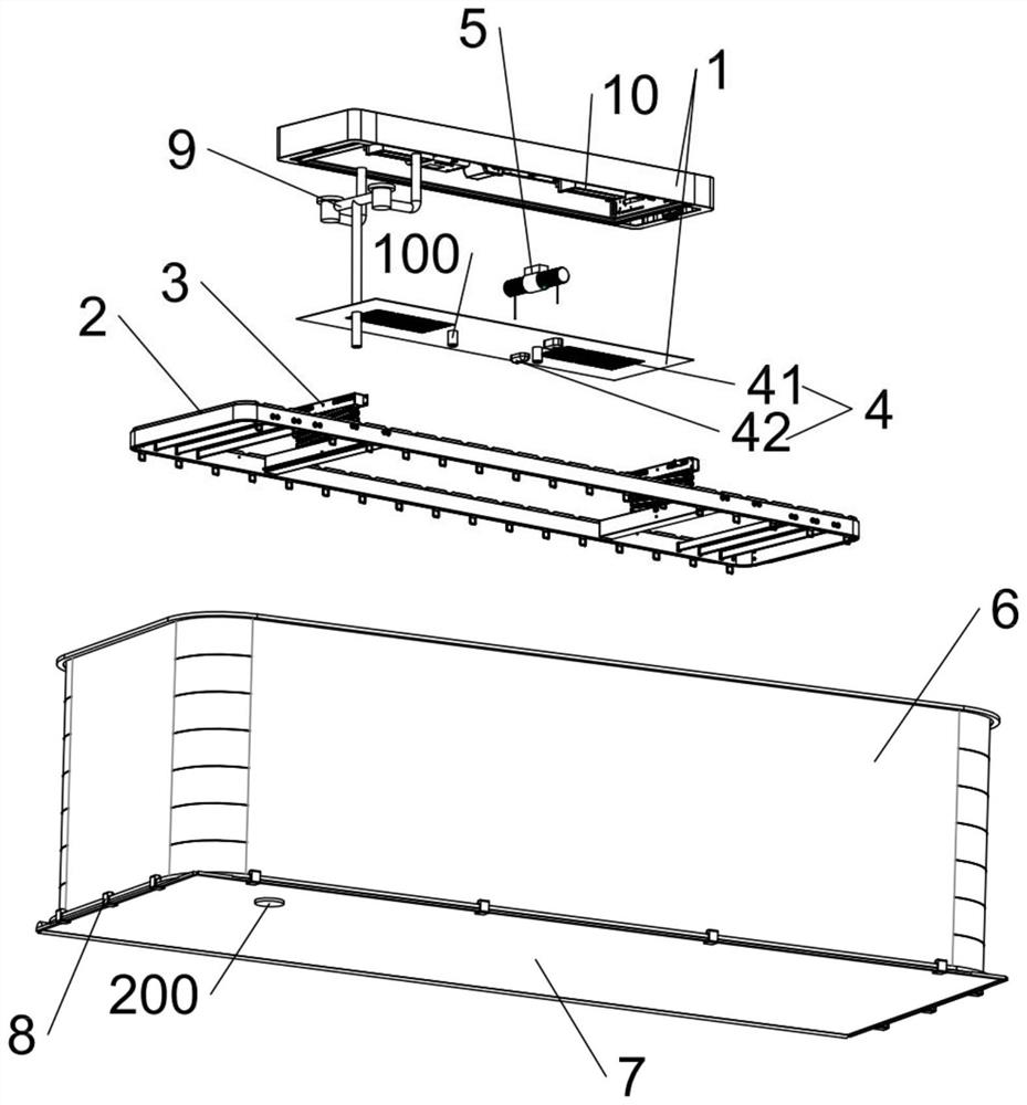 Washing and airing all-in-one machine