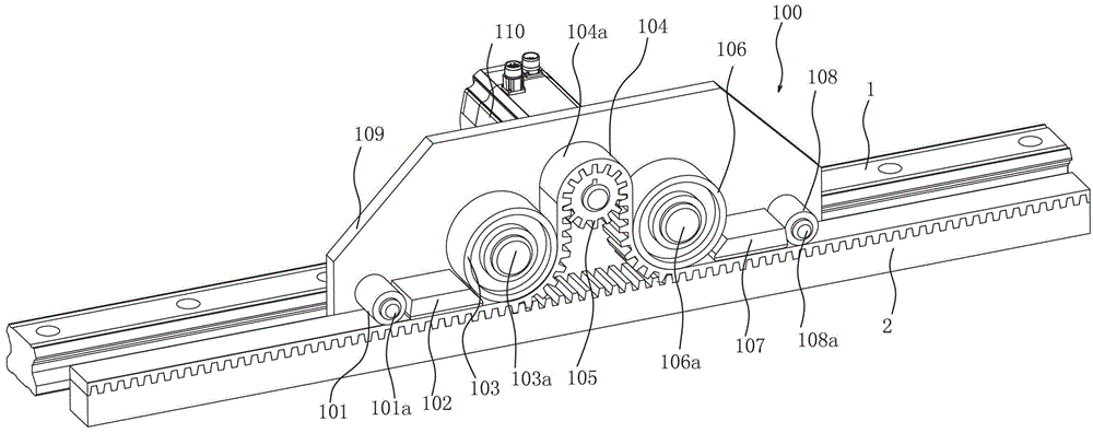 A linear positioner using a synchronous belt