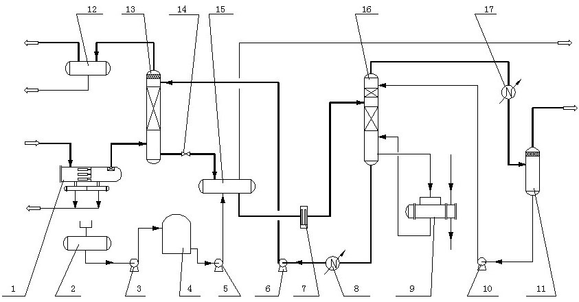 Composite decarbonization solvent for eliminating carbon dioxide in natural gases