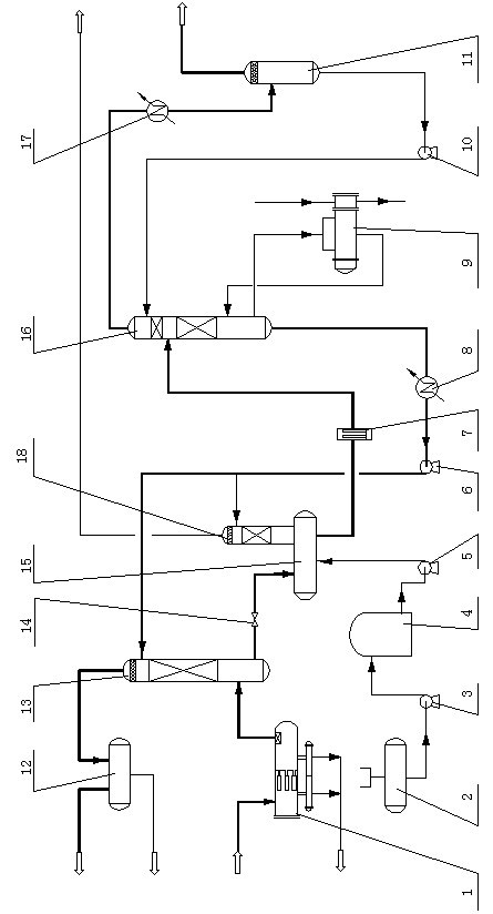 Composite decarbonization solvent for eliminating carbon dioxide in natural gases