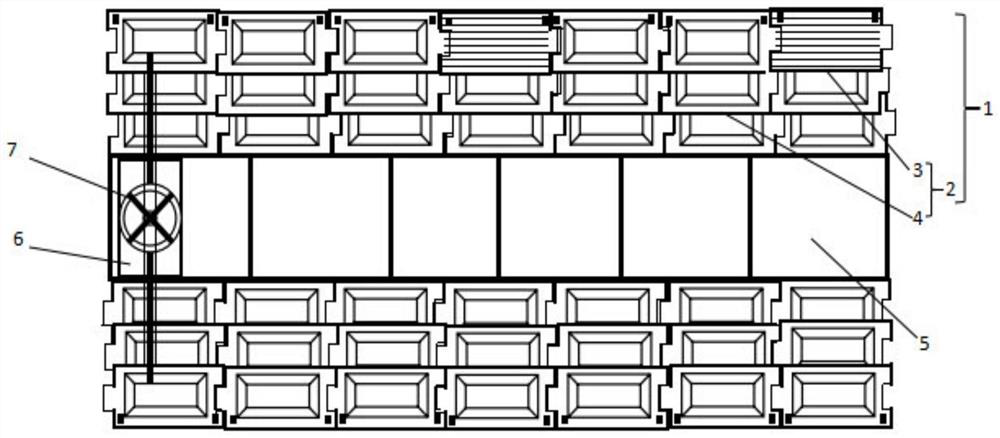 An ecological block guide drainage ditch and its parameter determination method