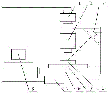 Recognition method and device for asphalt pavement micro-topography features based on micro-vision