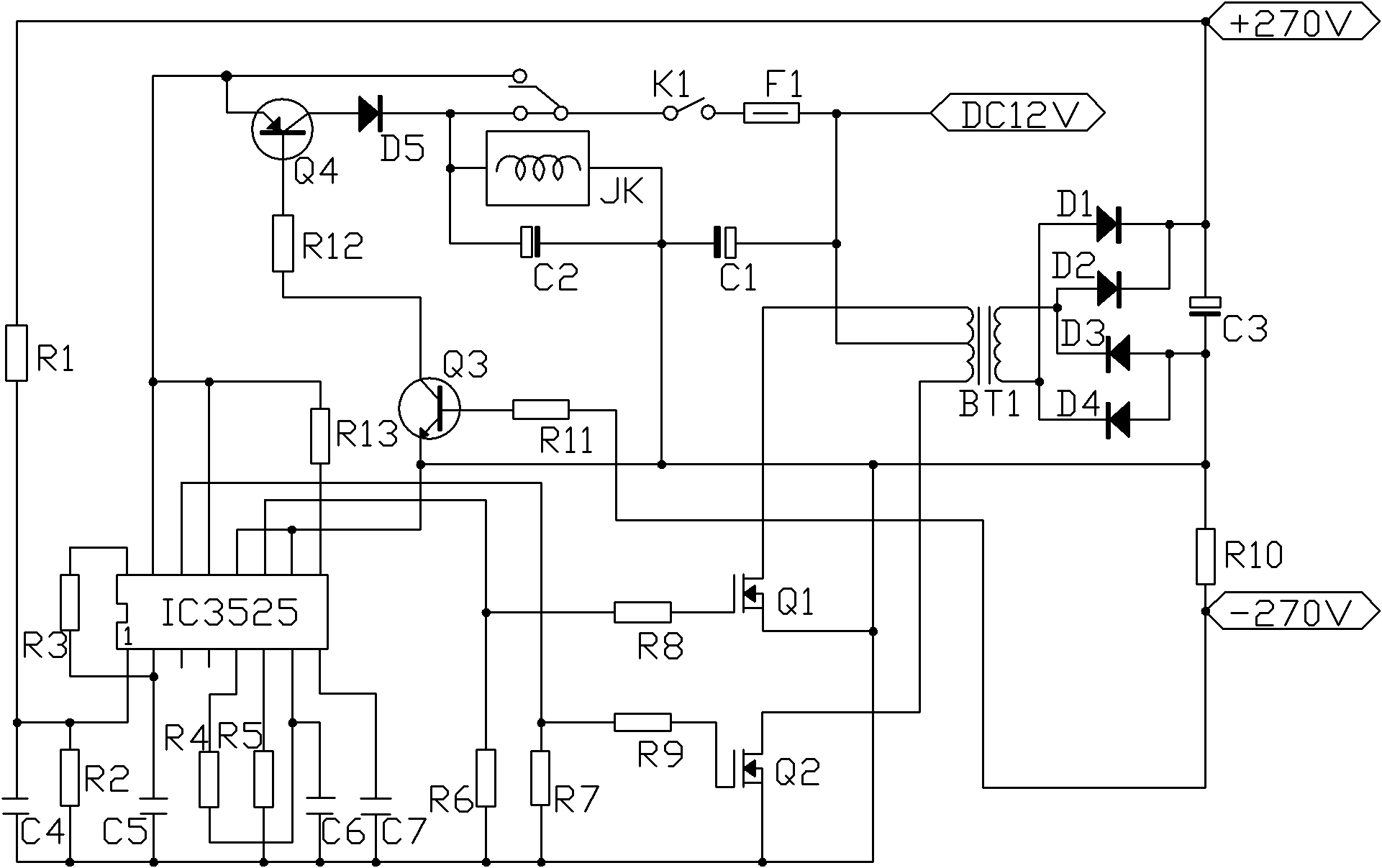 Control device of solar street lamp