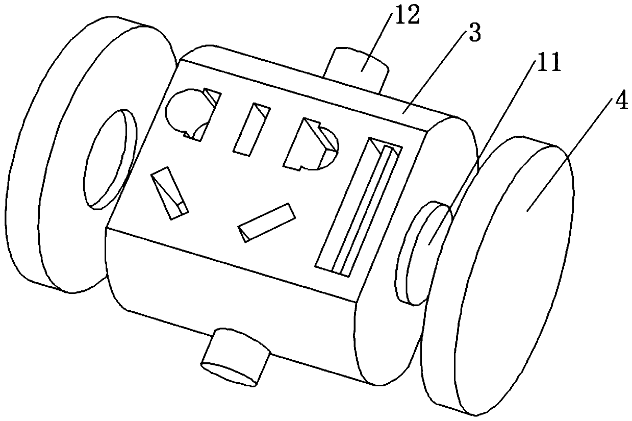 Magnetic-rotation-type child electric shock proofing smart socket based on fingerprint recognition