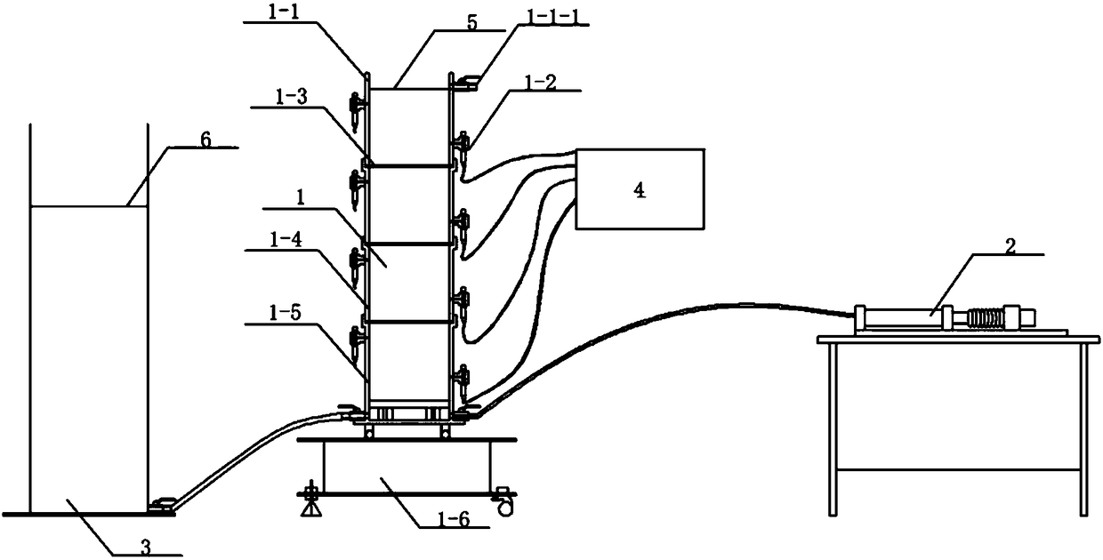 One-dimensional cylinder testing device capable of simulating dynamic head boundary effect of soil body and method thereof