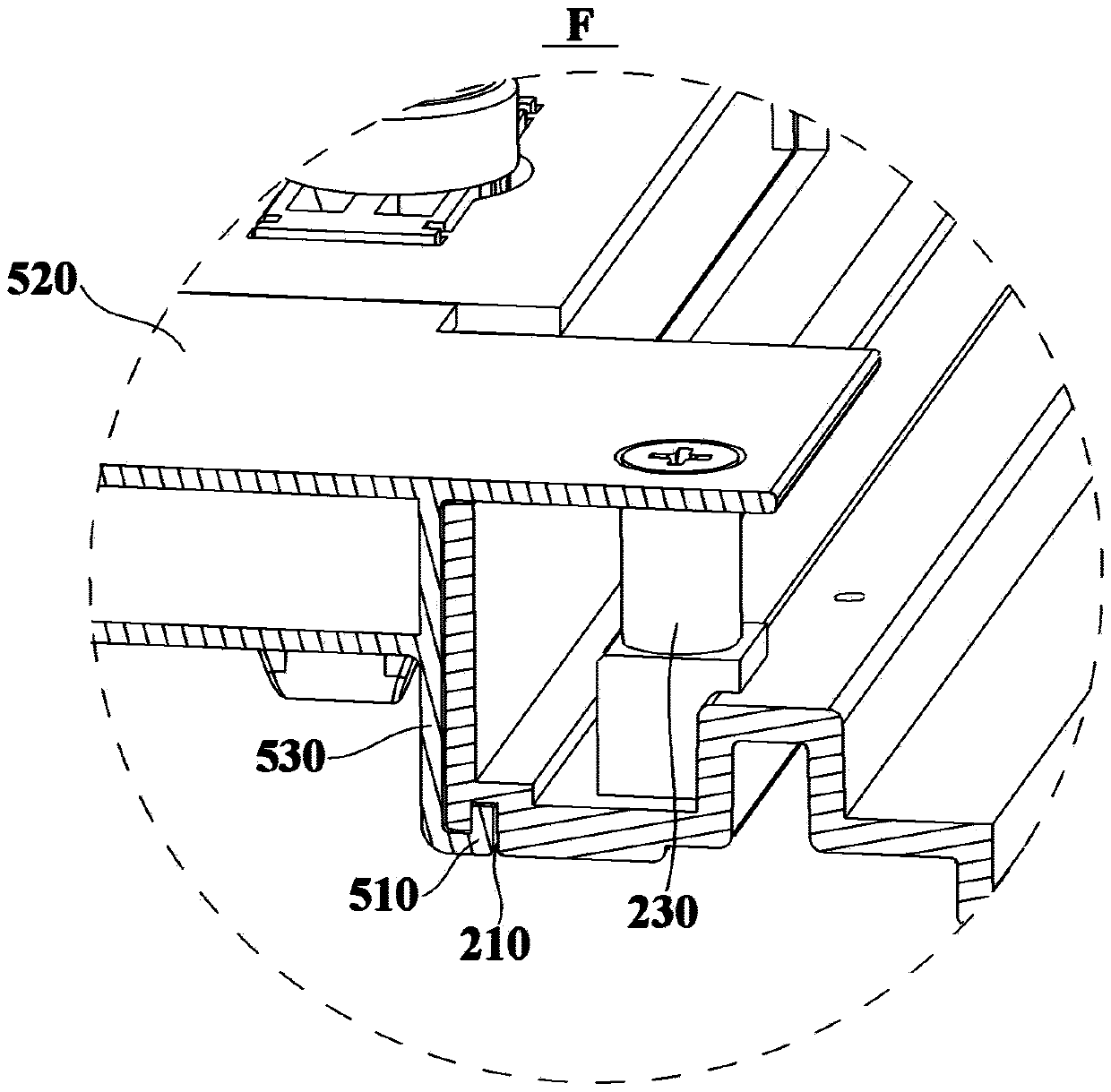 Manufacturing method for door body used for refrigerator, door body used for refrigerator and refrigerator