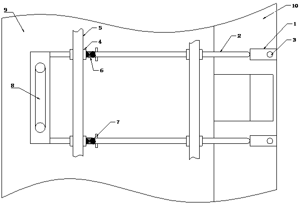 Locking device and vacuum equipment