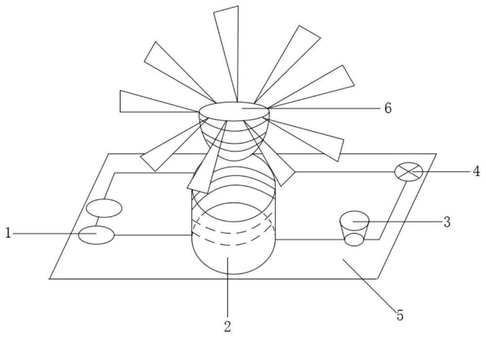 Wind direction detection device