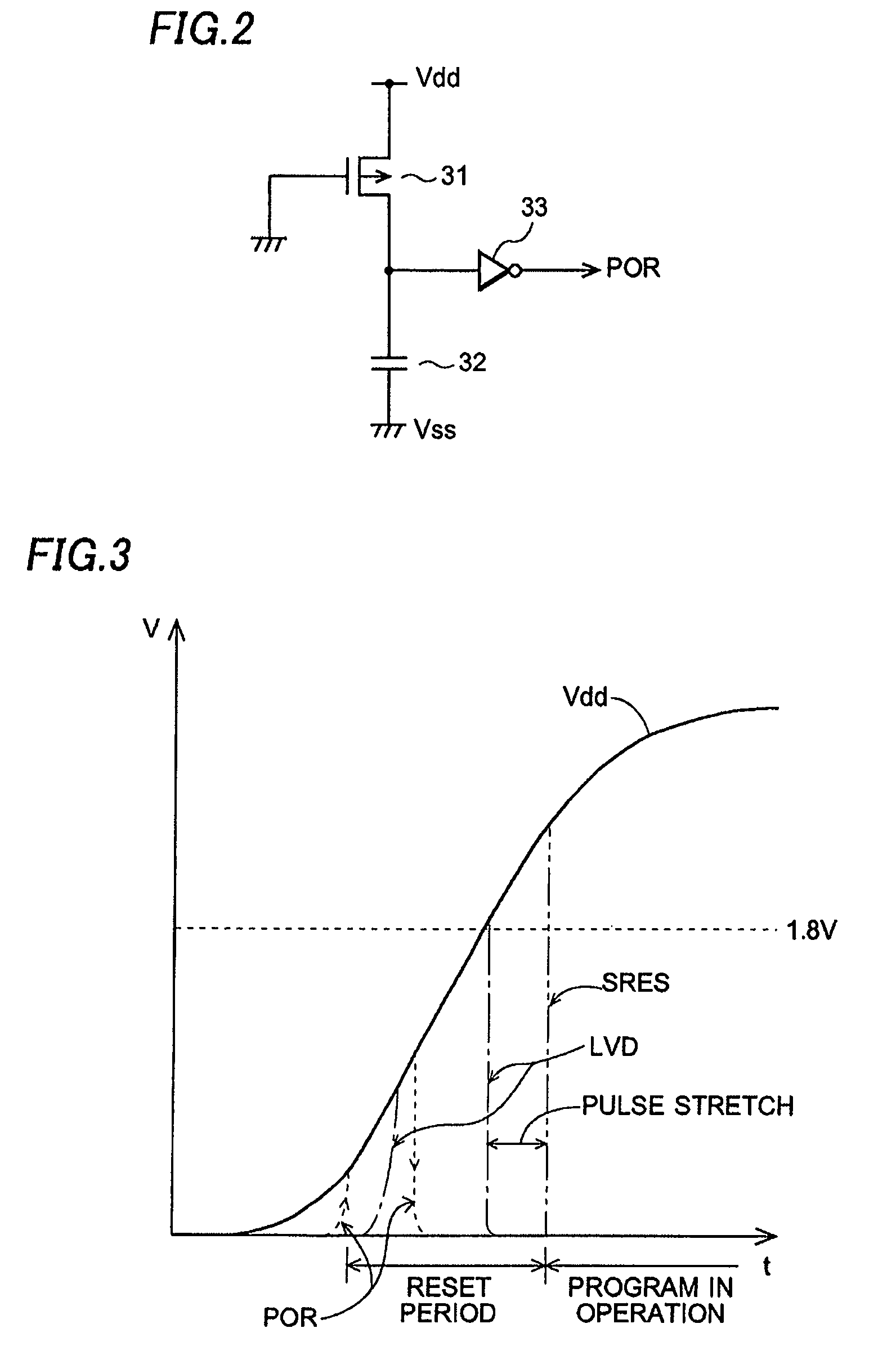 Low-voltage detection reset circuit